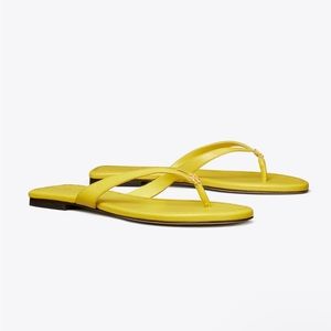 NIB Tory Burch Classic Flip-Flop | Size 8.5 | Colza Yellow
